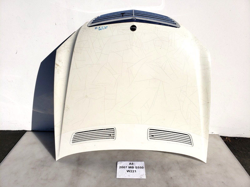 ✅ 07-13 OEM Mercedes W221 S550 Hood Bonnet Panel Shell Assembly AMG White C650*