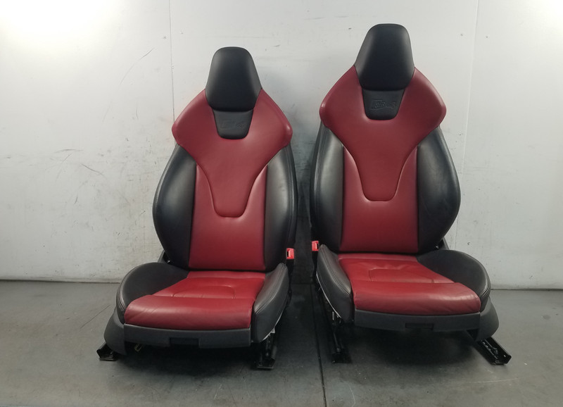 2014 Audi S4 Quattro B8 Power Leather Heated Front Sport Seat Set #7670 Y2