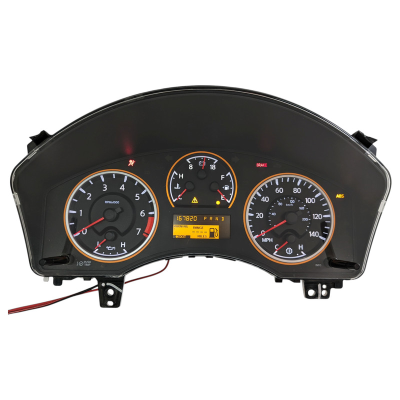 2008 NISSAN TITAN SPEEDOMETER DISPLAY INSTRUMENT CLUSTER 24810-ZR17D 167K MILES