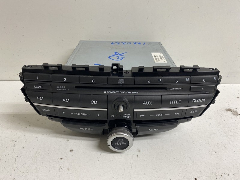 2012-2015 Honda Crosstour EX 2.4 6 Disc CD Radio Stereo 39100-TY4-A310-M1 Oem
