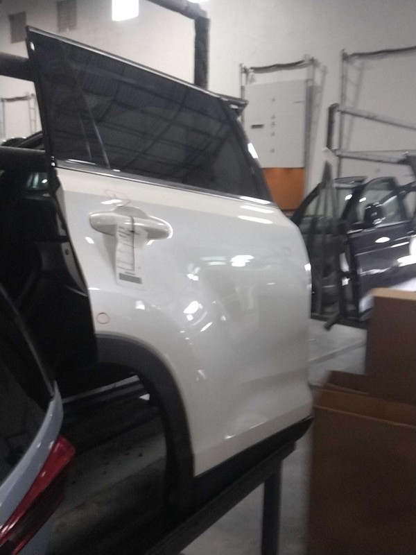 2019 Toyota Highlander Rear Right Door White 607797 87K Miles Used OEM