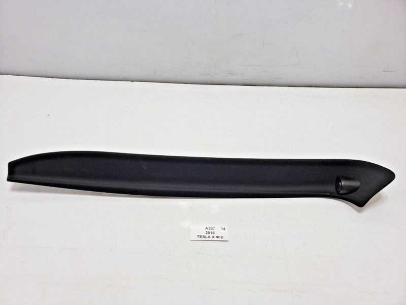 ✅ 16-20 OEM Tesla Model X Front Left Driver Sun Visor Bezel Trim Cover Black