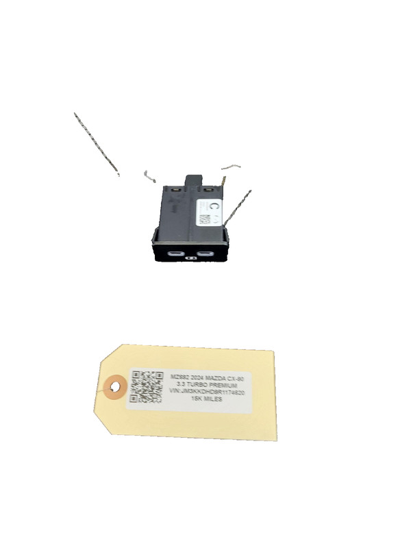 2024-2025 Mazda CX-90 Center Console Rear End Dual USB Adapter OEM K618-66-290