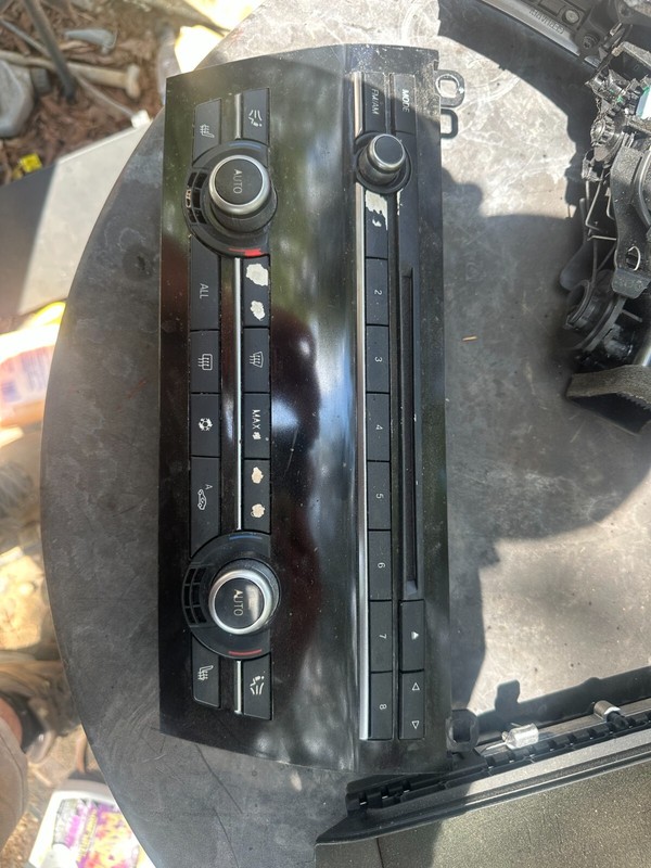 09-13 BMW 750i 550I GT 650I ALP7 OEM HEATER A/C AC CLIMATE & RADIO CONTROL PANEL