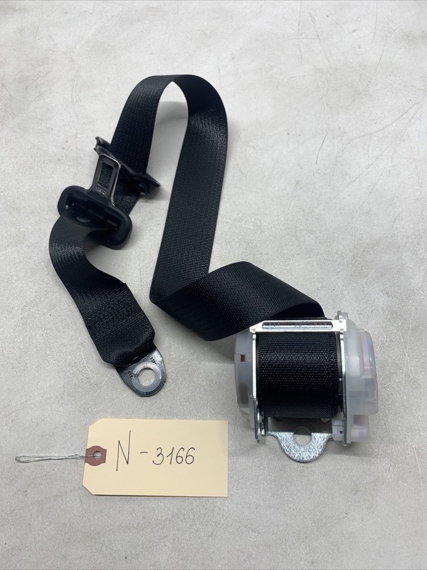 12-21 TESLA MODEL S REAR LEFT DRIVER SIDE SEAT BELT RETRACTOR BLACK OEM 3166 B15