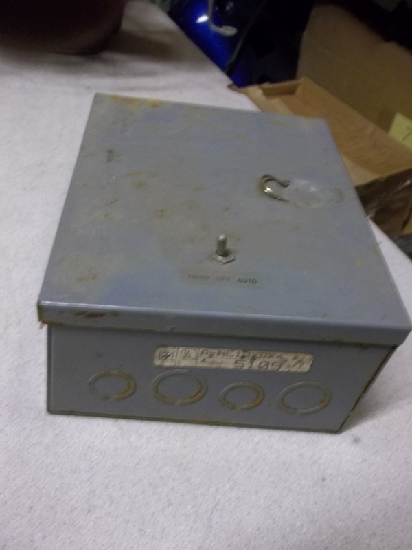 Peabody Barnes Pump Motor Control Enclosure 1736 1/2HP A-HE10X8X4 783510 5109