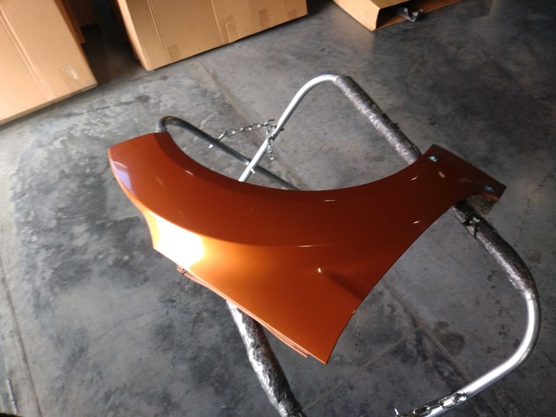 2016 Hyundai Veloster Right Fender Orange OEM 245330 140K Mileage Used