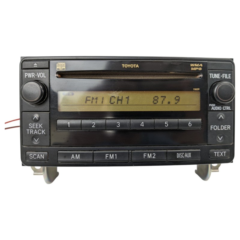 2007-2008 Toyota FJ Cruiser AUX AM FM Radio Stereo MP3 CD Player 86120-35400 OEM