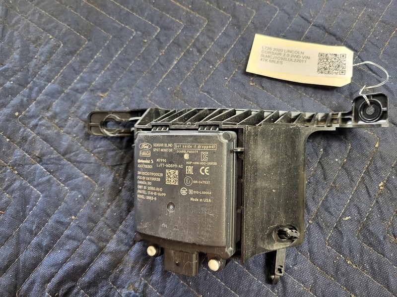 Used Oem Lincoln Left Driver Rear Blind Spot Radar Sensor 2020-2025 Corsair 2.0L