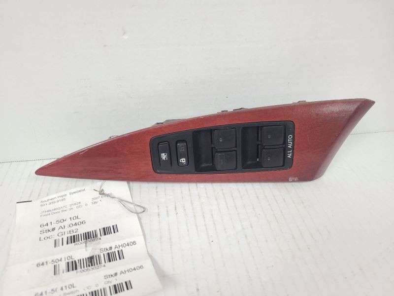 Driver Front Door Switch Driver's Window Fits 07-12 LEXUS ES350 530274