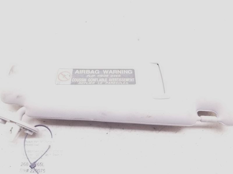 2006 LEXUS IS250 DRIVER SIDE SUN SHADE VISOR