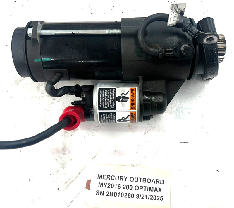 MERCURY MARINE OUTBOARD 75-275 HP DFI OPTIMAX STARTER MOTOR 50-892339T01