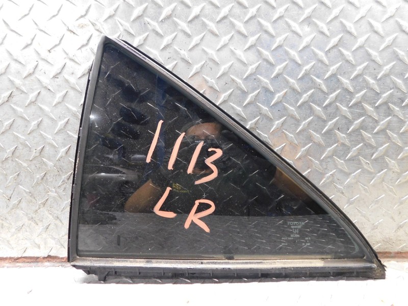 07-11 TOYOTA CAMRY LEFT DRIVER REAR DOOR VENT WINDOW GLASS NORTH AMERICA BUILT