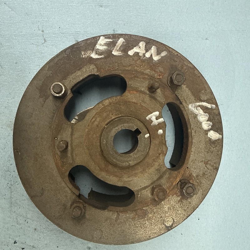1970’s - 80’s Elan Vintage Snowmobile 250 Single Cylinder Motor Flywheel Good