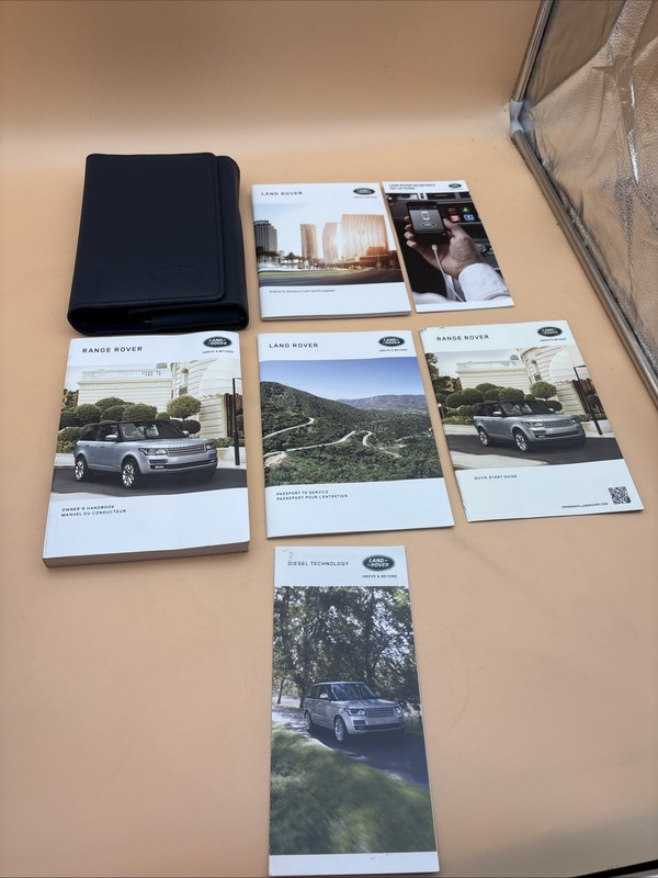 2017 Land Rover RANGE ROVERFull Size OWNERS MANUAL Set