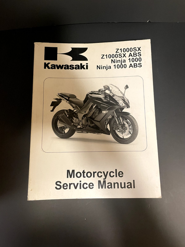 2011 Kawasaki OEM ZX1000SX Ninja 1000 Motorcycle Service Manual 99924-1442-31