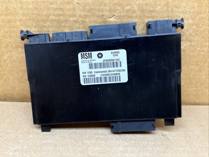 14-23 Durango Grand Cherokee Front Driver Seat Memory Control Module 05026617AC