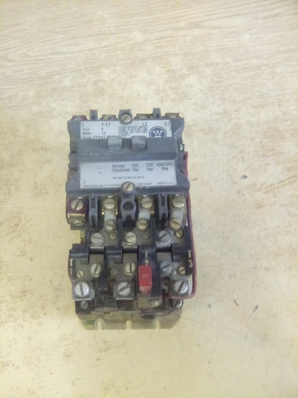 Westinghouse A200M0CX Size 0 18A Motor Starter