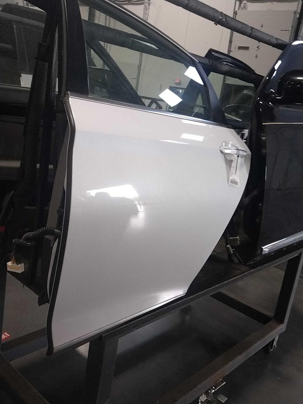 2018 Genesis G80 Left Door White 673275 4DR SED Used 63000 Miles