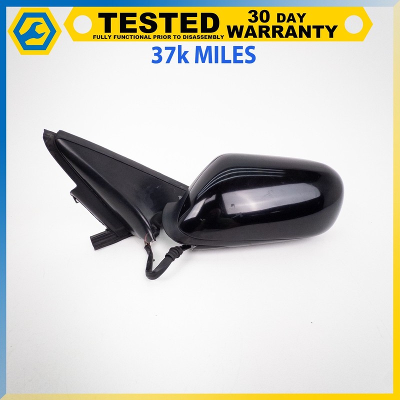 FOR PARTS! 05-12 ASTON MARTIN DB9 LEFT EXTERIOR REAR VIEW MIRROR GLASS BLACK OEM