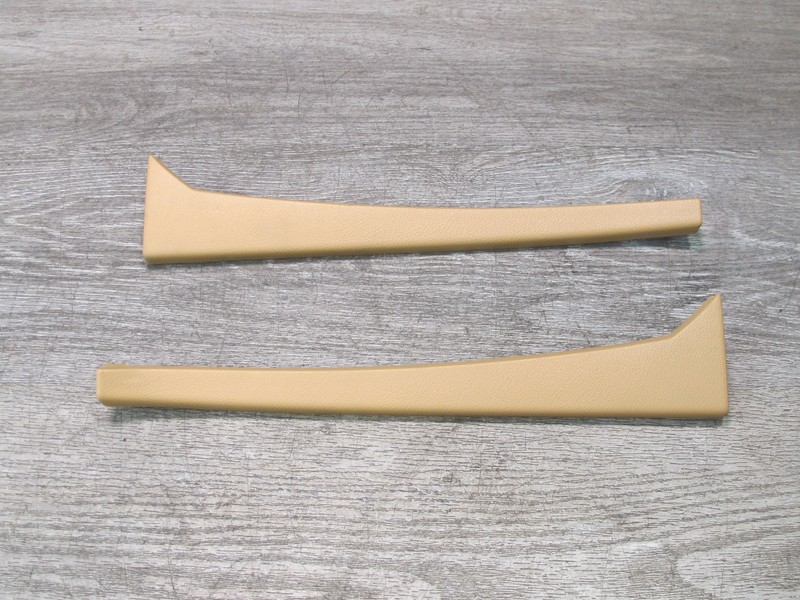 2003-2010 PORSCHE CAYENNE 955 FRONT INTERIOR A PILLAR TRIM COVER PANEL SET OF 2