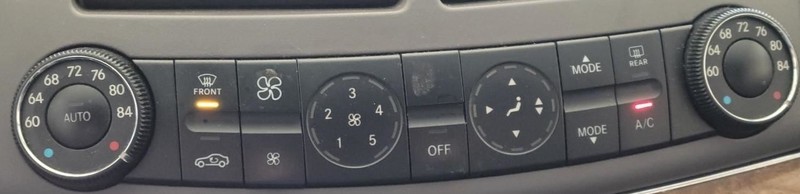 2003-2009 Mercedes E-Series W211 Front Heater Controls w/o ATC 50488 2118301885