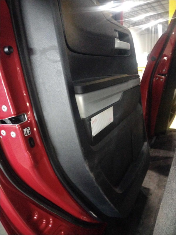 2016 Toyota Tundra Left Rear Door Red 575482 Good Condition 119K Miles