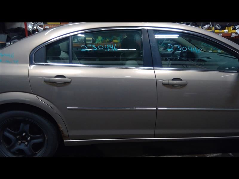 Passenger Rear Side Door With Center Moulding Package Fits 07-09 AURA 1213361