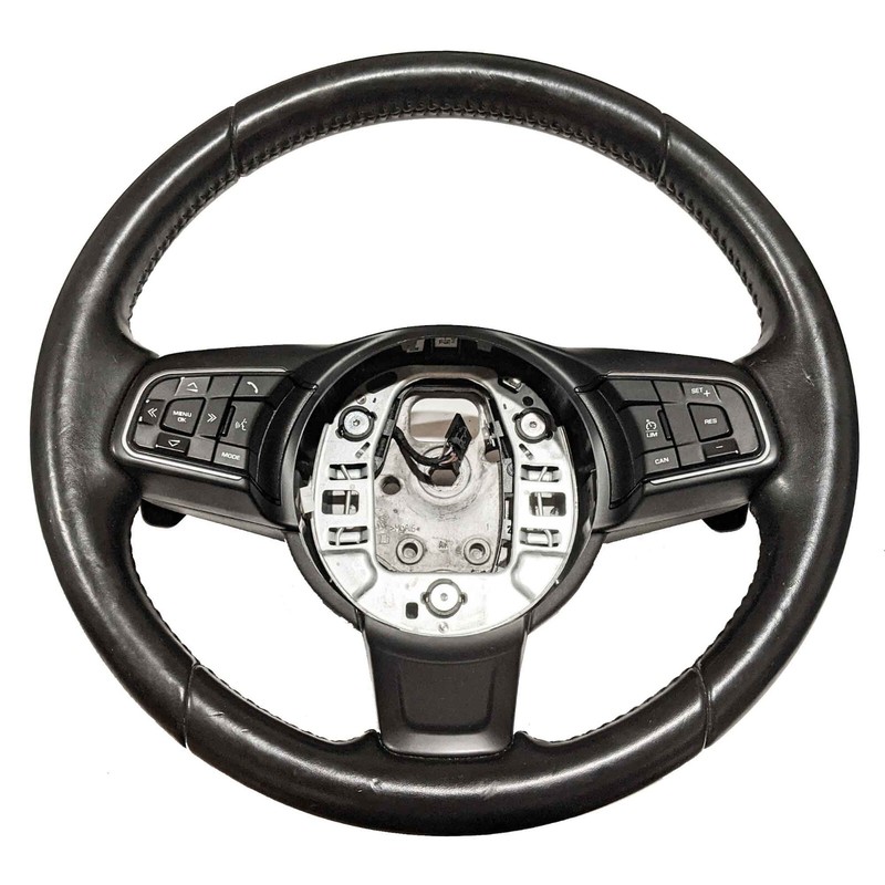 OEM Leather 3-Spoke Steering Wheel Jaguar F-Pace XE XF / GX73-3F563-PD8PVJ
