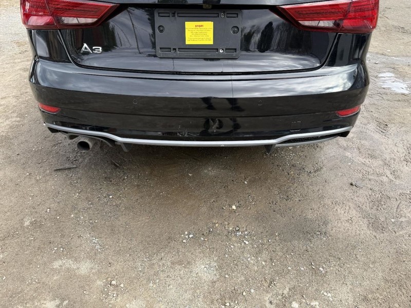 2017-2020 Audi A3 Rear Bumper Cover Black