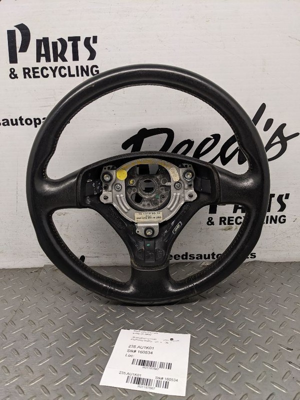 MK1 Audi TT Black Leather Steering Wheel Manual Transmission Oem 01-06 1187667