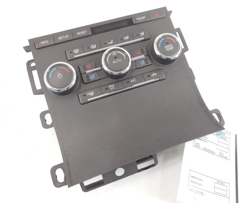 2012 12 Lincoln MKS AC A/C Heat Climate Temperature Control Panel OEM W/O Navi