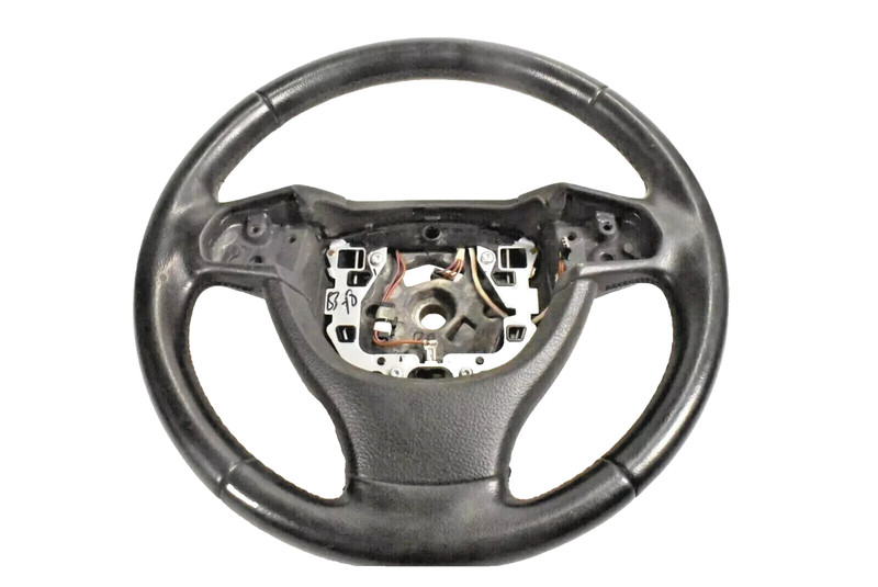 09-17 BMW 535i 750i 3 Spoke Sport Steering Wheel Black w/o Control Switch OEM