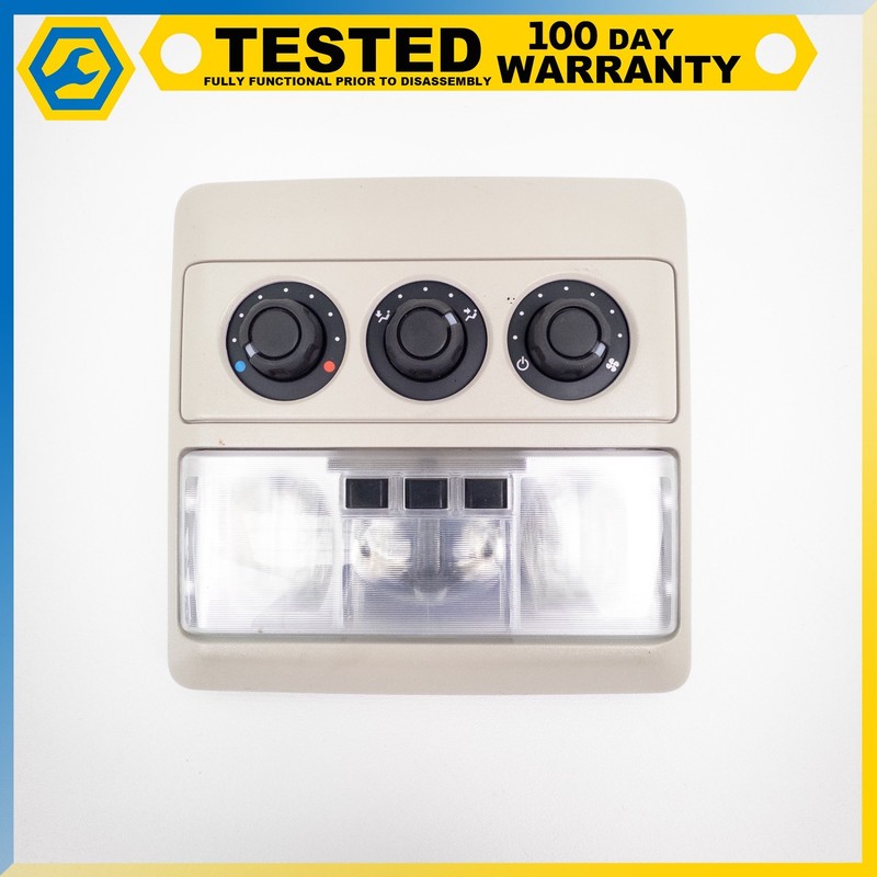 05-16 LAND ROVER L319 LR4 LR3 REAR OVERHEAD INTERIOR DOME LIGHT LAMP BEIGE OEM