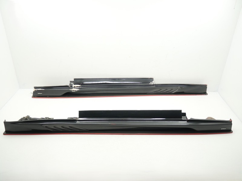 Used Varis Left Right Rocker Moulding Carbon 2009-2024 Nissan GT-R Black Edition
