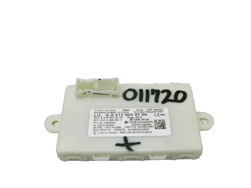 13-20 MERCEDES W207 E400 CLS400 KEYLESS ENTRY CONTROL MODULE ECU UNIT OEM 011720