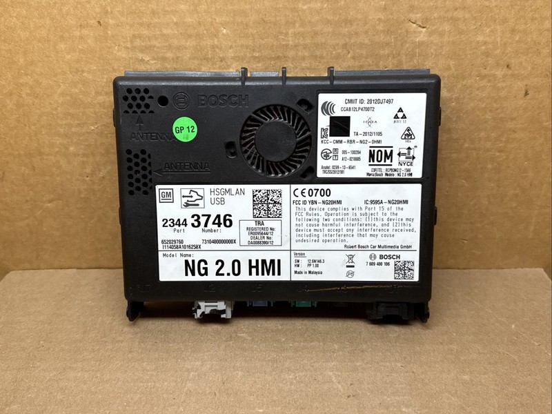 GM HMI Human Machine Interface Control Module 23443746