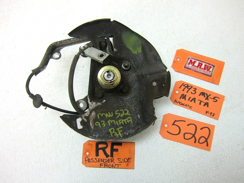 SPINDLE KNUCKLE ABS BRAKES WIRE PASSENGER SIDE FRONT RF for 90-94 MIATA MX-5 MX5