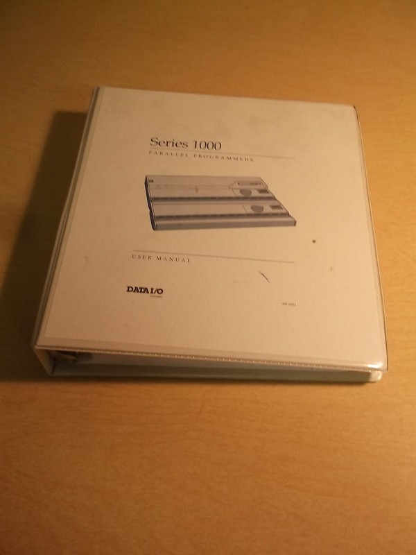 Data I/O Series 1000 Parallel Programmers User Manual *FREE SHIPPING*