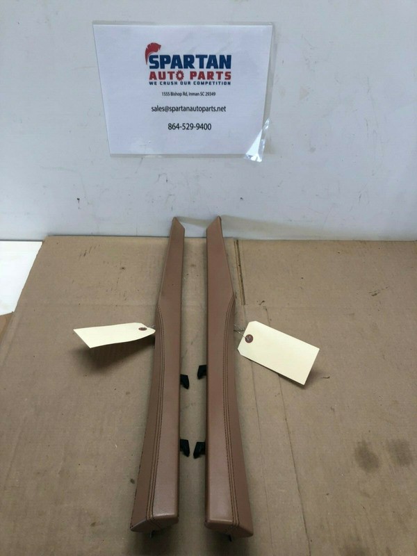 2010 - 2015 BMW 750LI F02 LEFT & RIGHT SIDE CENTER TRIM PANEL COVER BROWN OEM