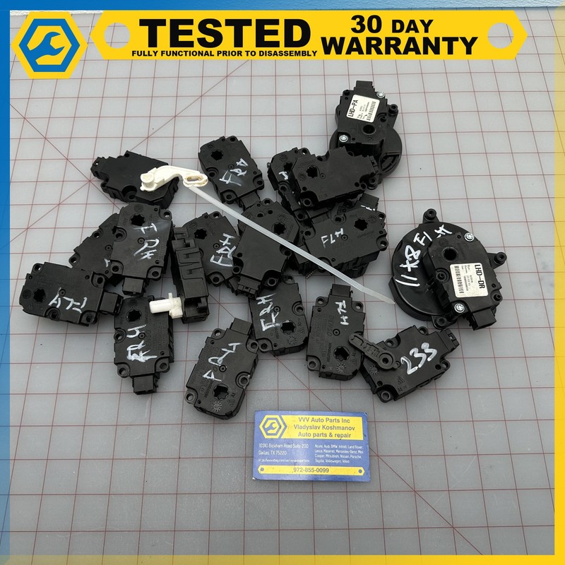 11-18 Audi A6 S6 S7 S8 HVAC RECIRCULATED AIR FLAP SERVO MOTOR ACTUATOR SET OEM