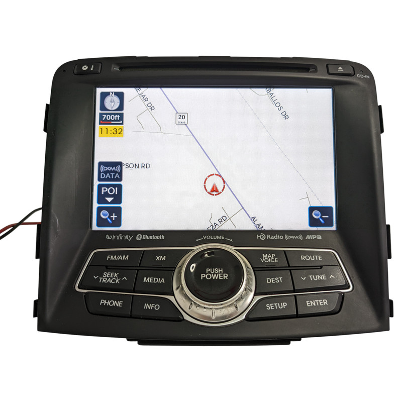 11-15 Hyundai Sonata Hybrid Navigation GPS Touch Screen Radio OEM 96560-4R7054X