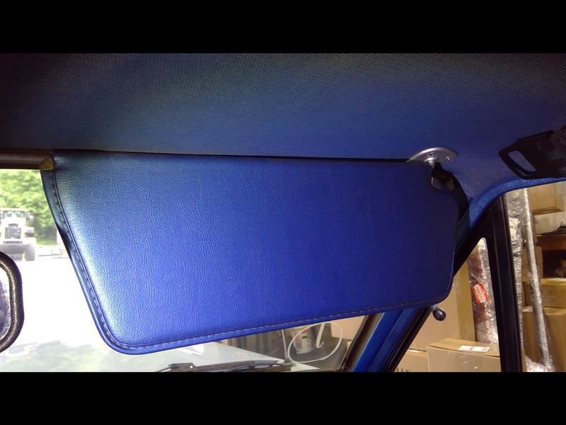 1972 Dart Sun Visor Blue Pair 915652