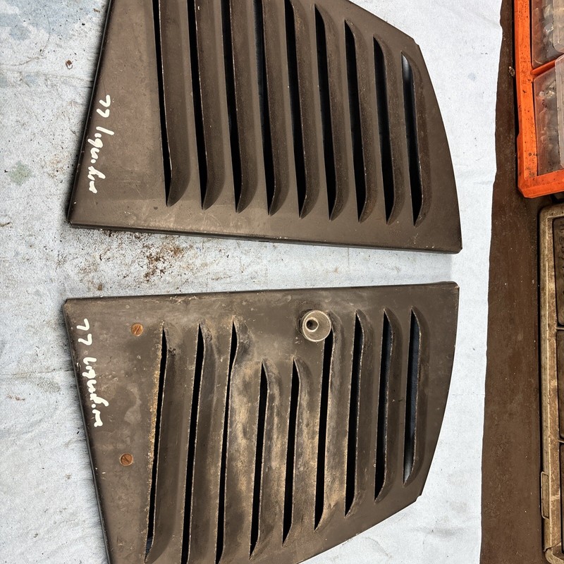1977 John Deere Liquifire Vintage snowmobile Hood See Aluminum Vents Louvers