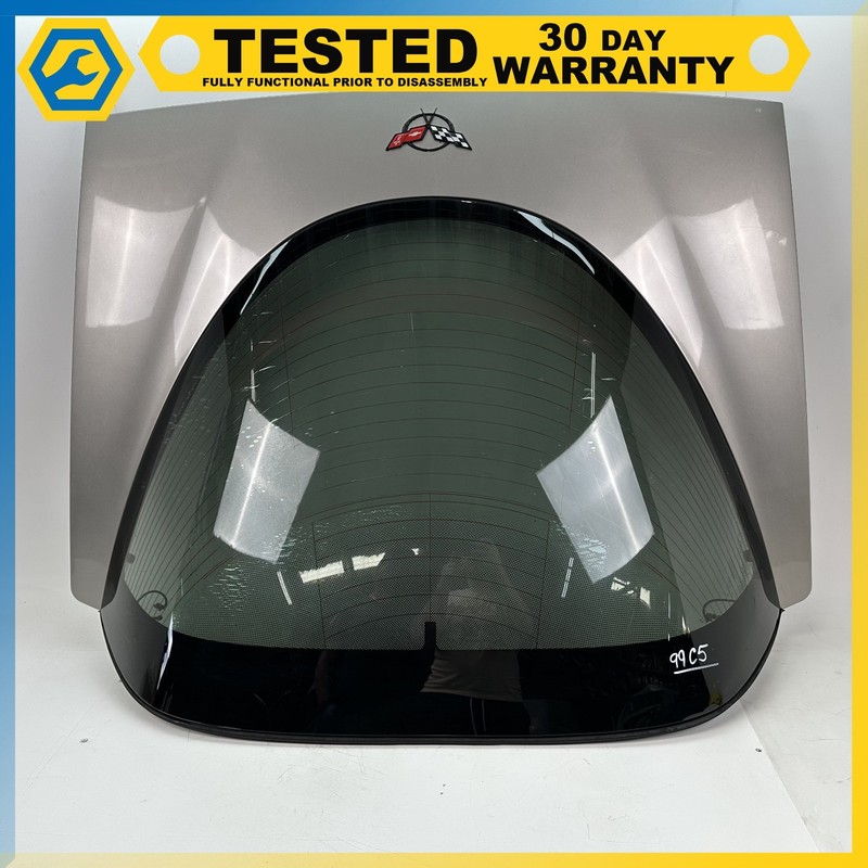 97-04 Corvette C5 Coupe REAR TRUNK LID HATCH ASSEMBLY WITH GLASS Gold 11U OEM
