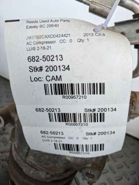 AC Compressor Fits 07-15 MAZDA CX-9 957210