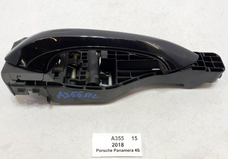 ✅ 17-25 OEM Porsche Panamera 4S 971 Rear Left Driver Exterior Door Handle Black*