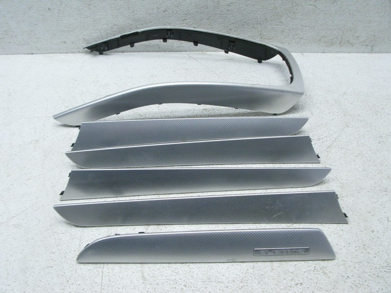 09-16 AUDI B8 A4 S4 DASHBOARD DOOR PANEL INTERIOR ALUMINUM TRIM SET OEM 040522B
