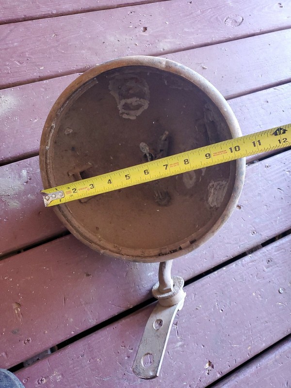 Vintage Headlight Bucket spot light Rat Rod saxon Brush 1915-1920 ??# 1