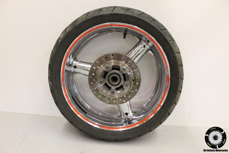 1998 Suzuki GSXR600 REAR WHEEL BACK RIM W TIRE BRAKE DISC GSXR 600 98